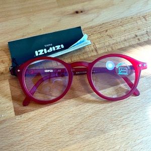 Izipizi Paris Junior Screen Glasses. #D Red Crystal soft. NWT.